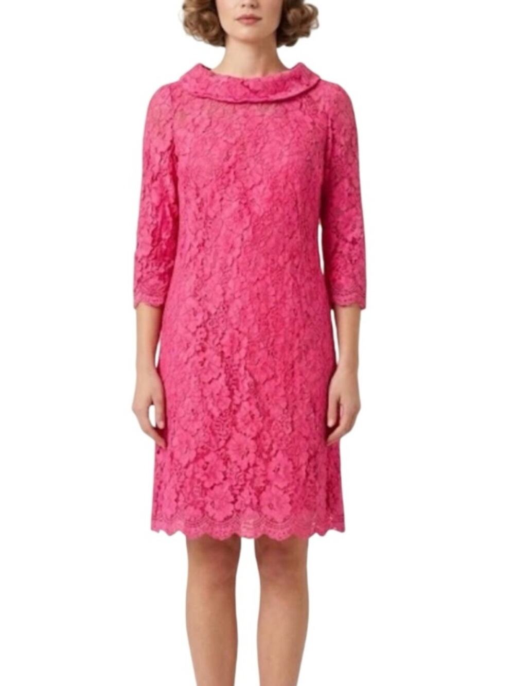 HENRY-LEE Vintage Dress in Barbiecore Pink
Size Medium